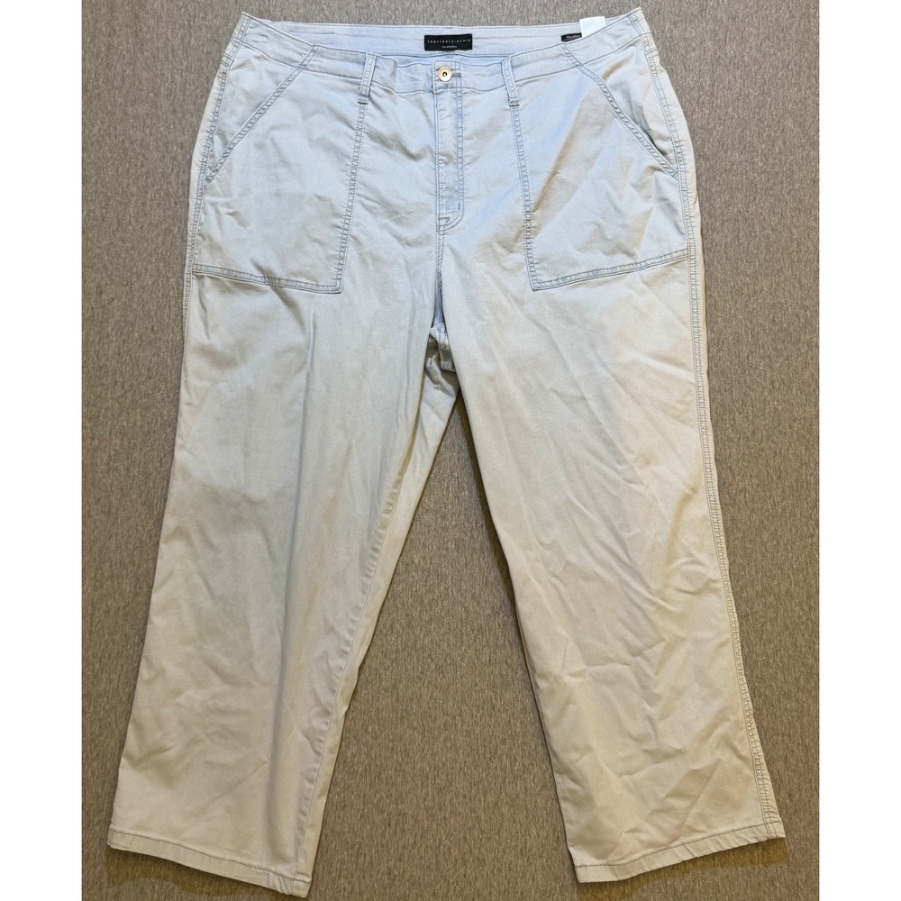 Sanctuary Denim Vacation Crop High Rise Flare Pants Light Blue 20W CP0877AY3Z